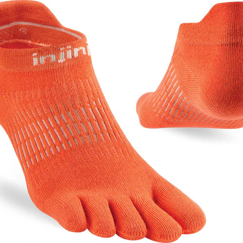 Injinji Calcetines Run No-show - Grapefruit