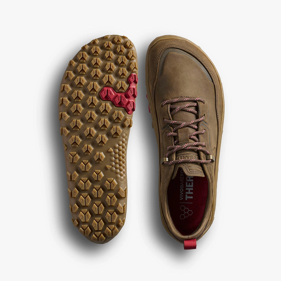 Vivobarefoot Tracker Leather Low II Mujer - Bracken