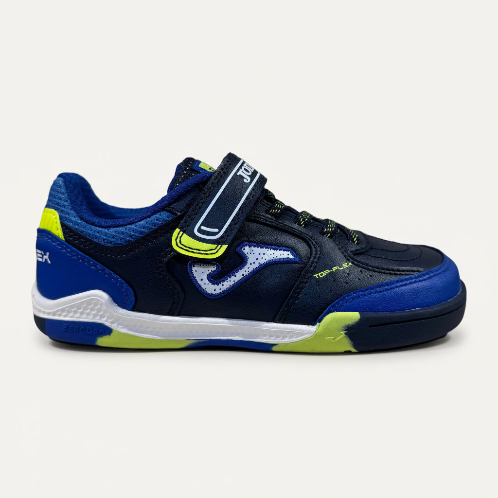 Joma Barefoot Top Flex Junior Futbol Sala - Marino (velcro)