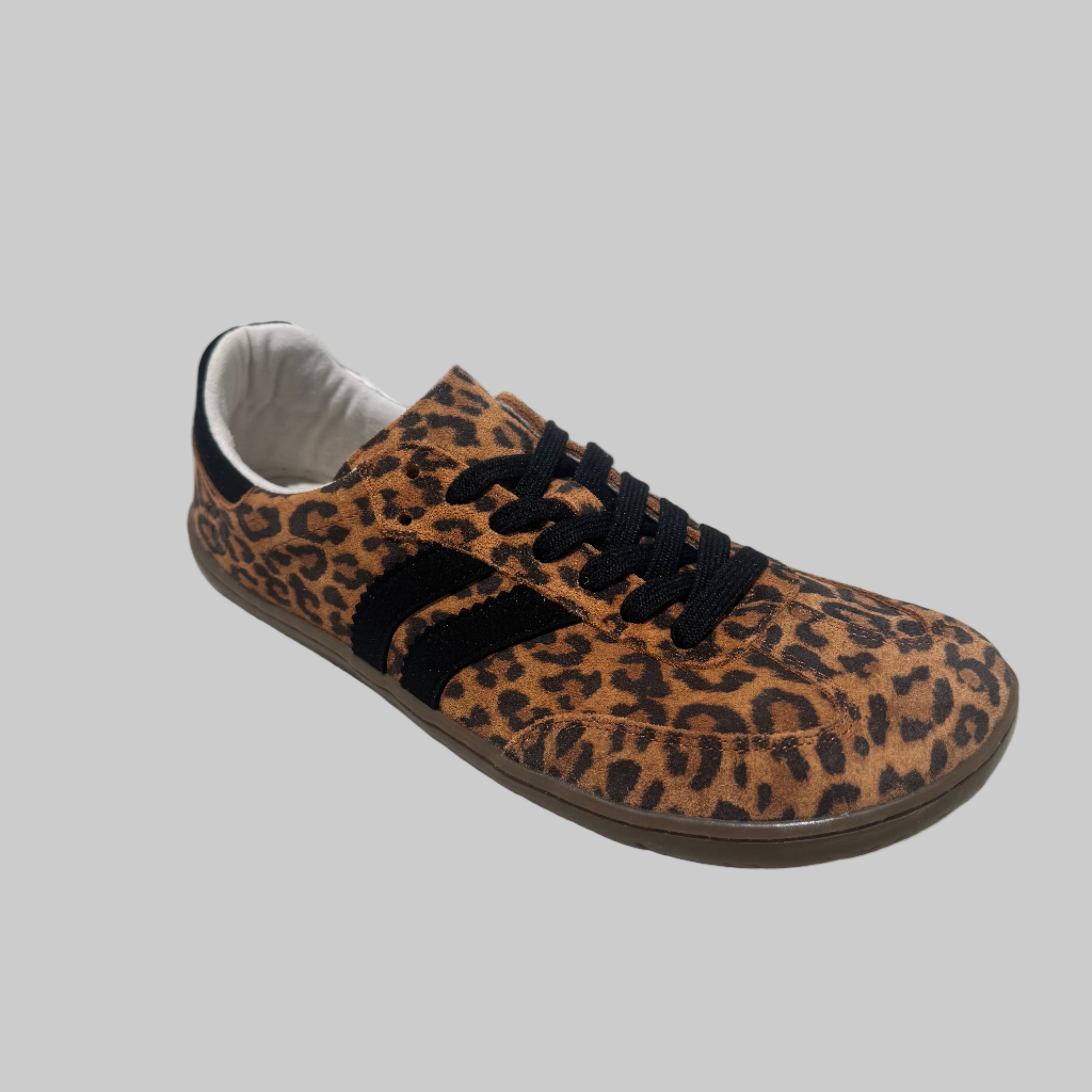 Coqueflex Deportivo 4415 - Leopardo-Suede-Whisky-Negro