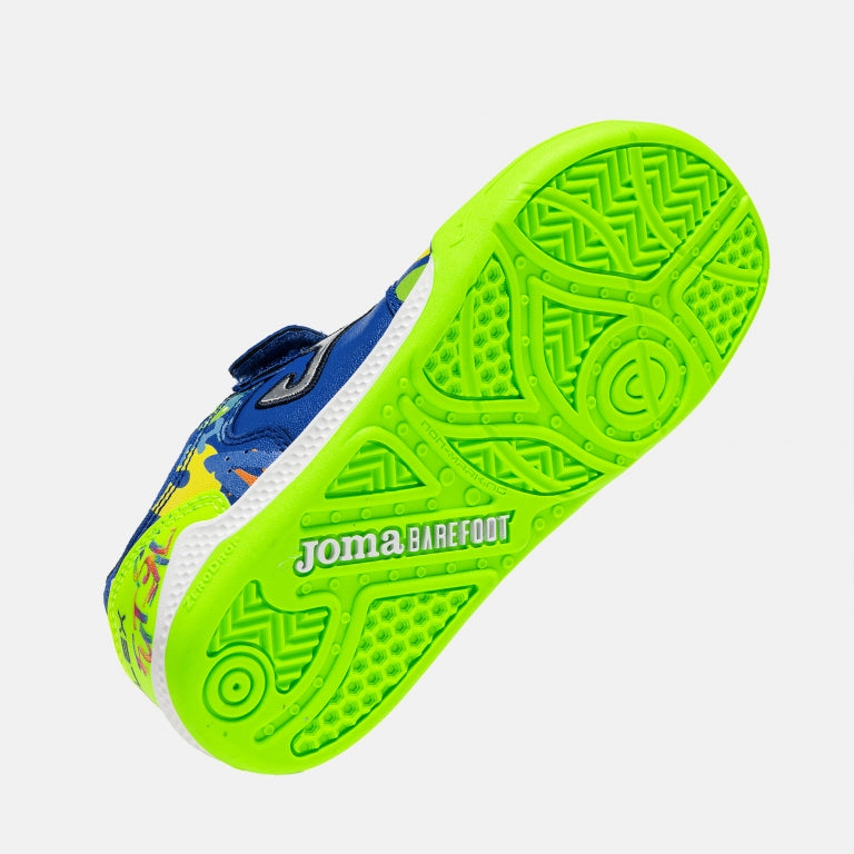 Joma Barefoot Top Flex Junior Futbol Sala - Royal (velcro)