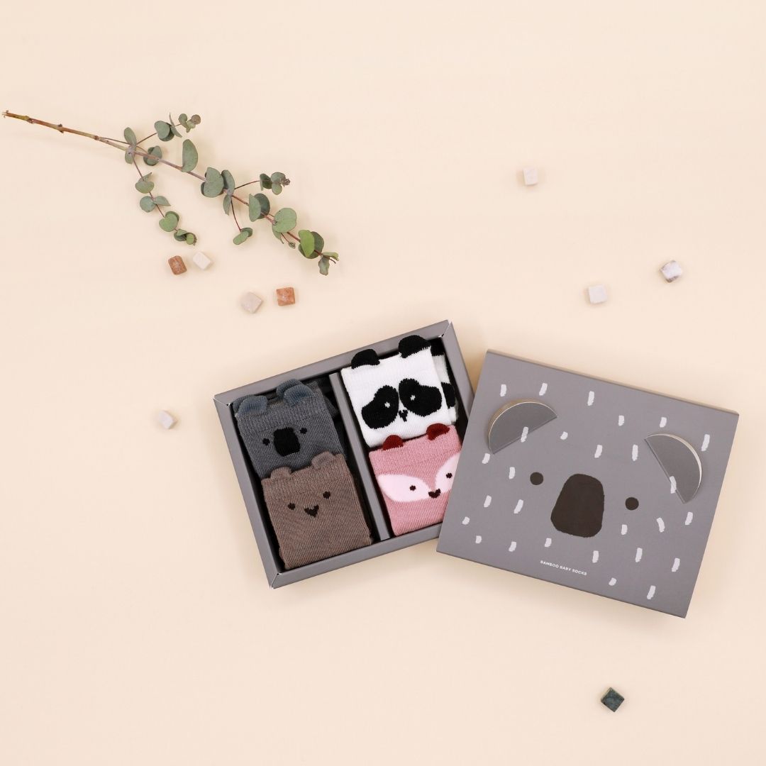 Attipas Calcetines Koala Anti-Slip Gift Set