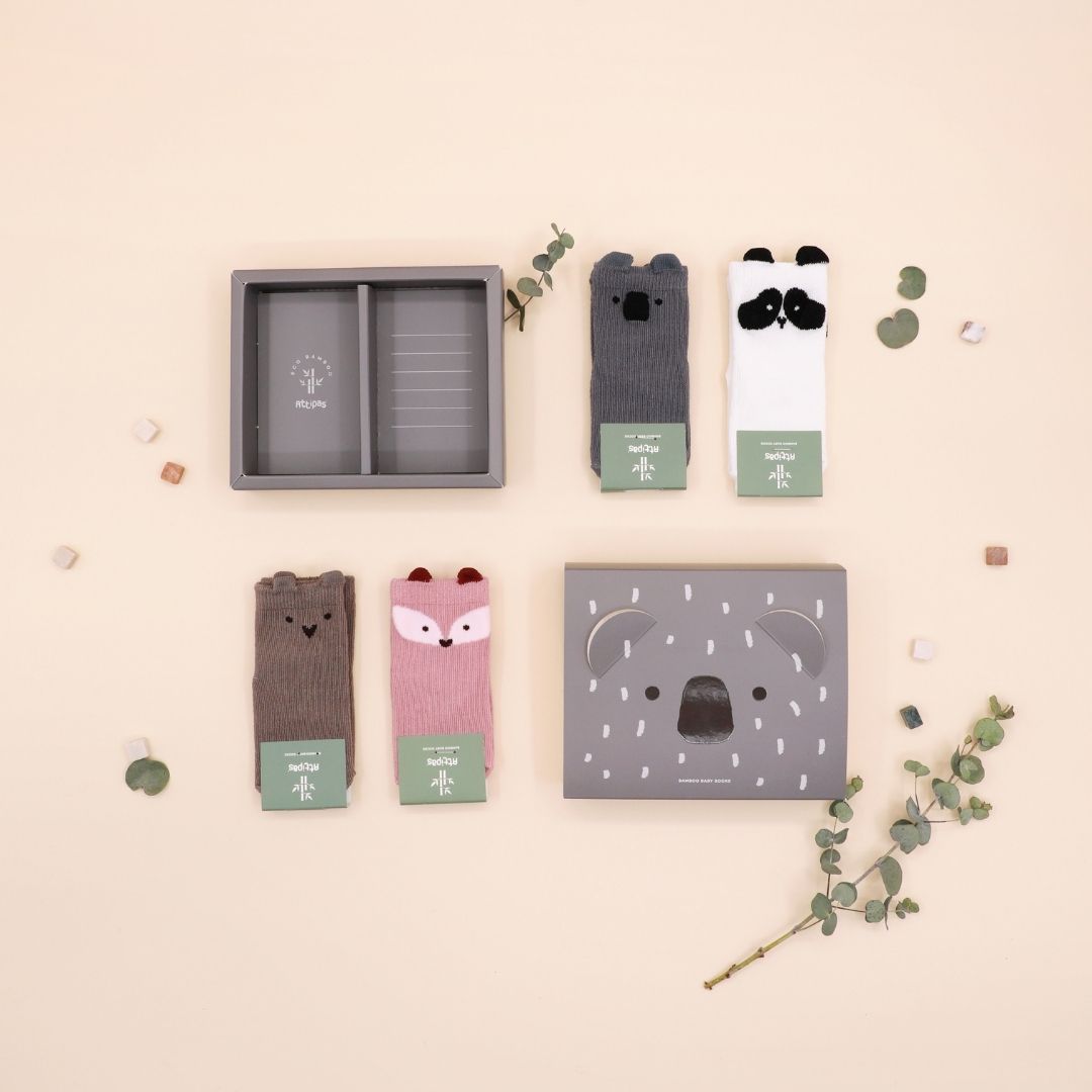 Attipas Calcetines Koala Anti-Slip Gift Set