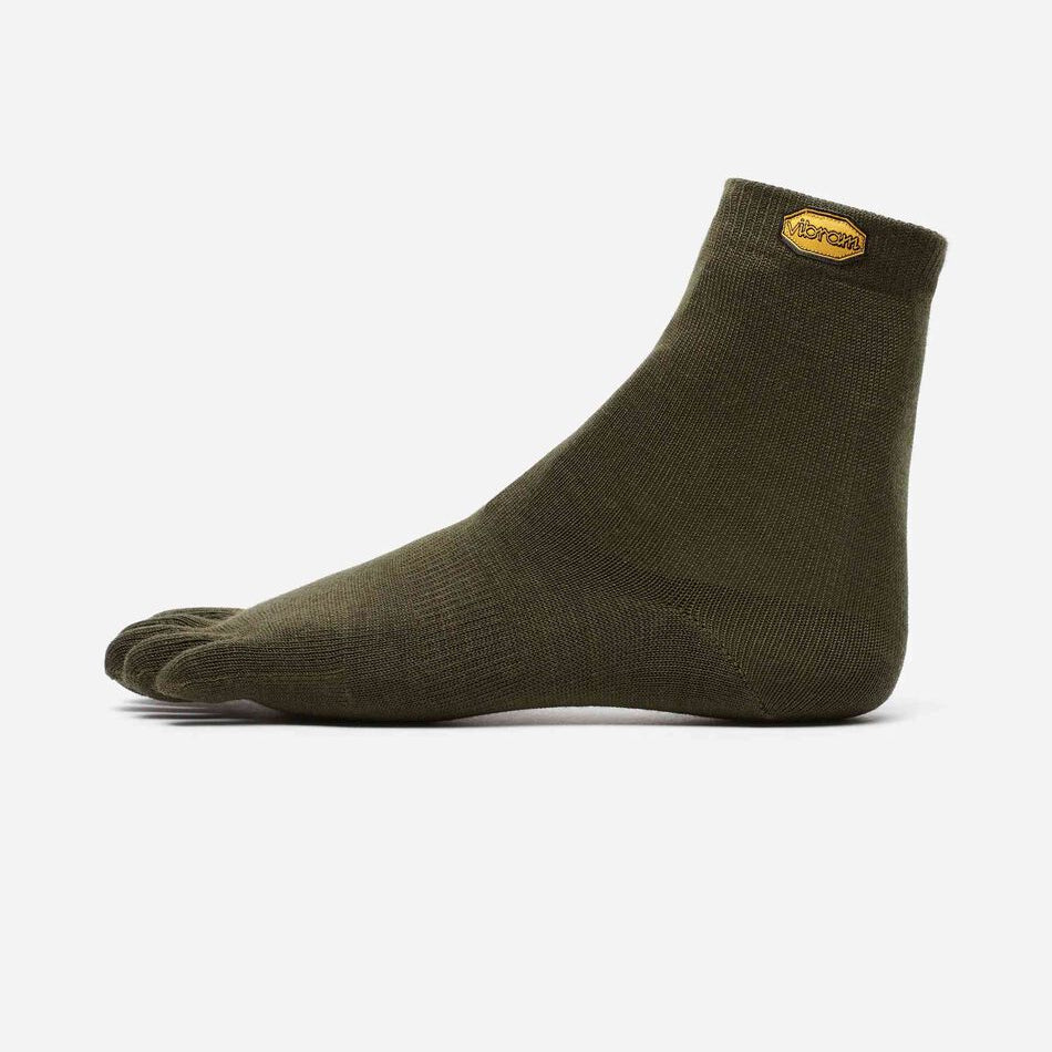 Fivefingers calcetines Wool-Blend Crew - Military-Green