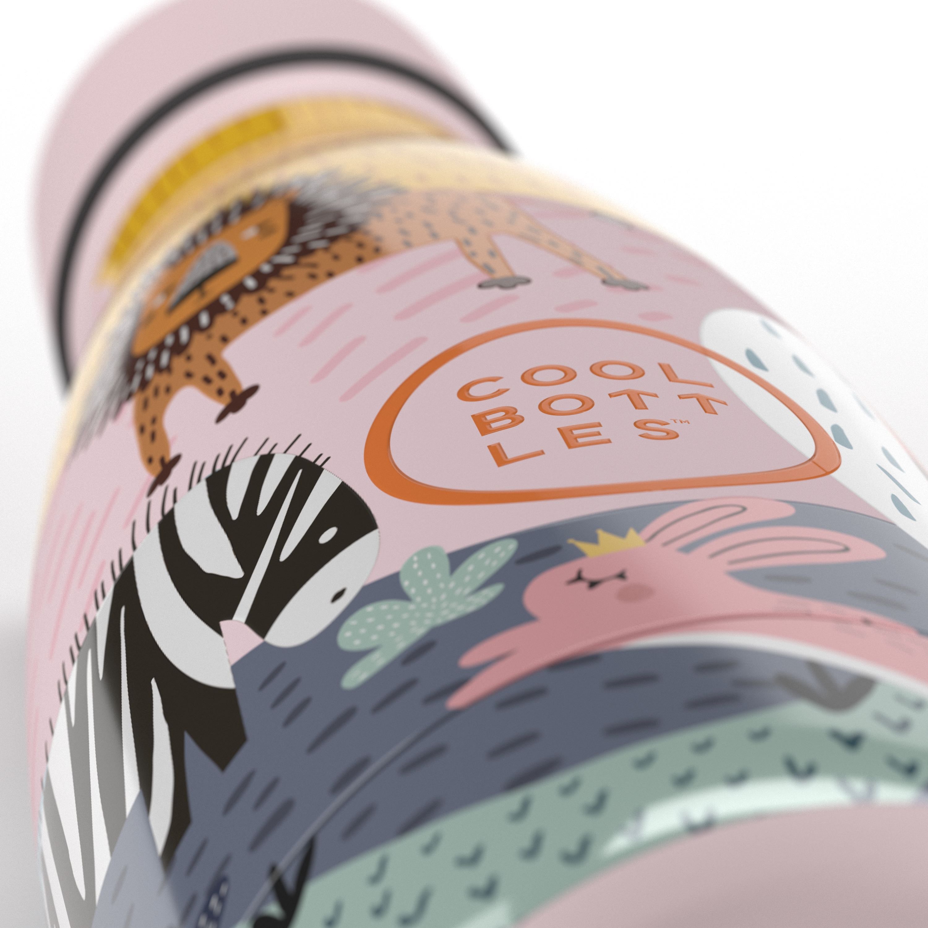Cool Bottles Botella Kids - Savannah Kingdom 260 ml