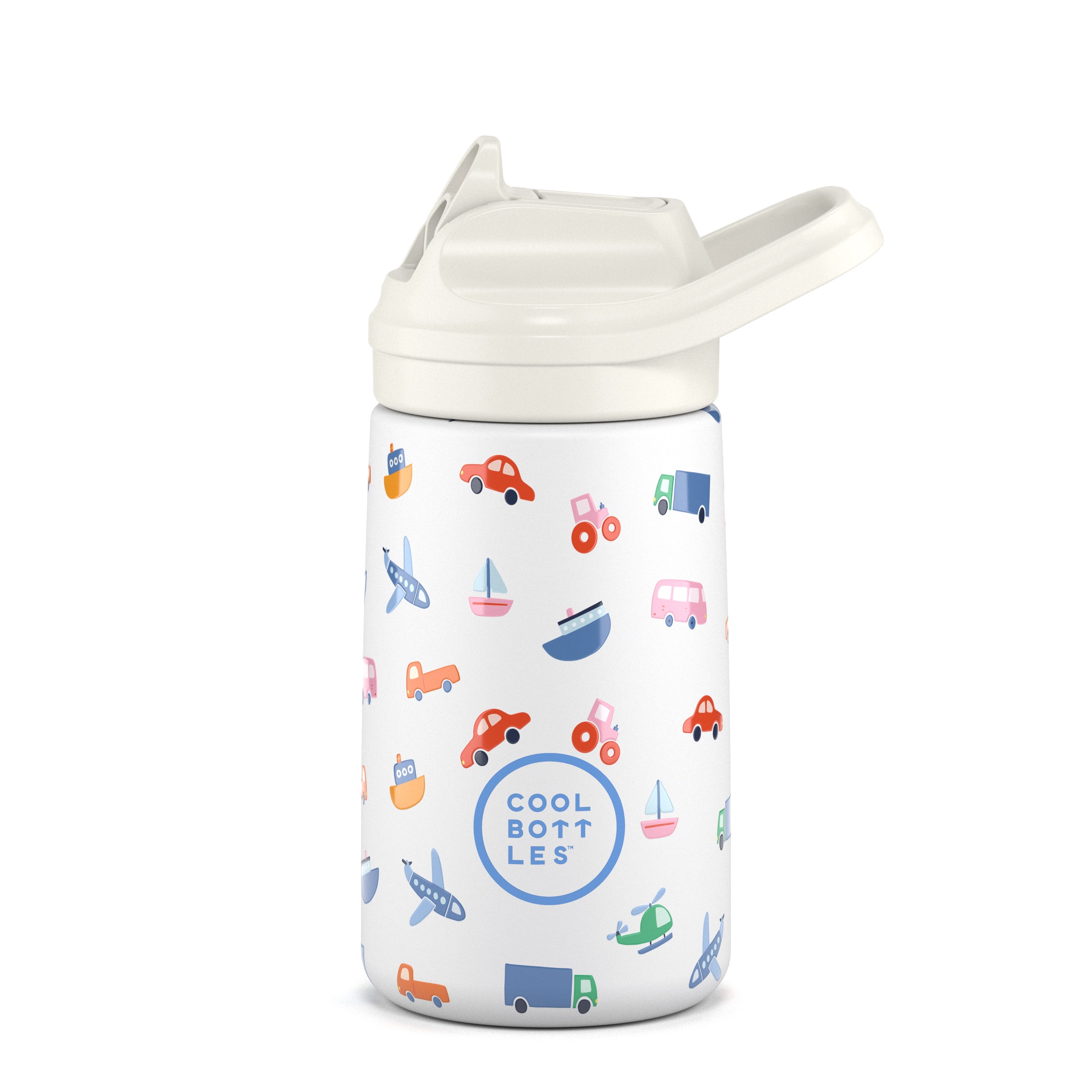 Cool Bottles Botella Kiddie - Little Wheels 350 ml