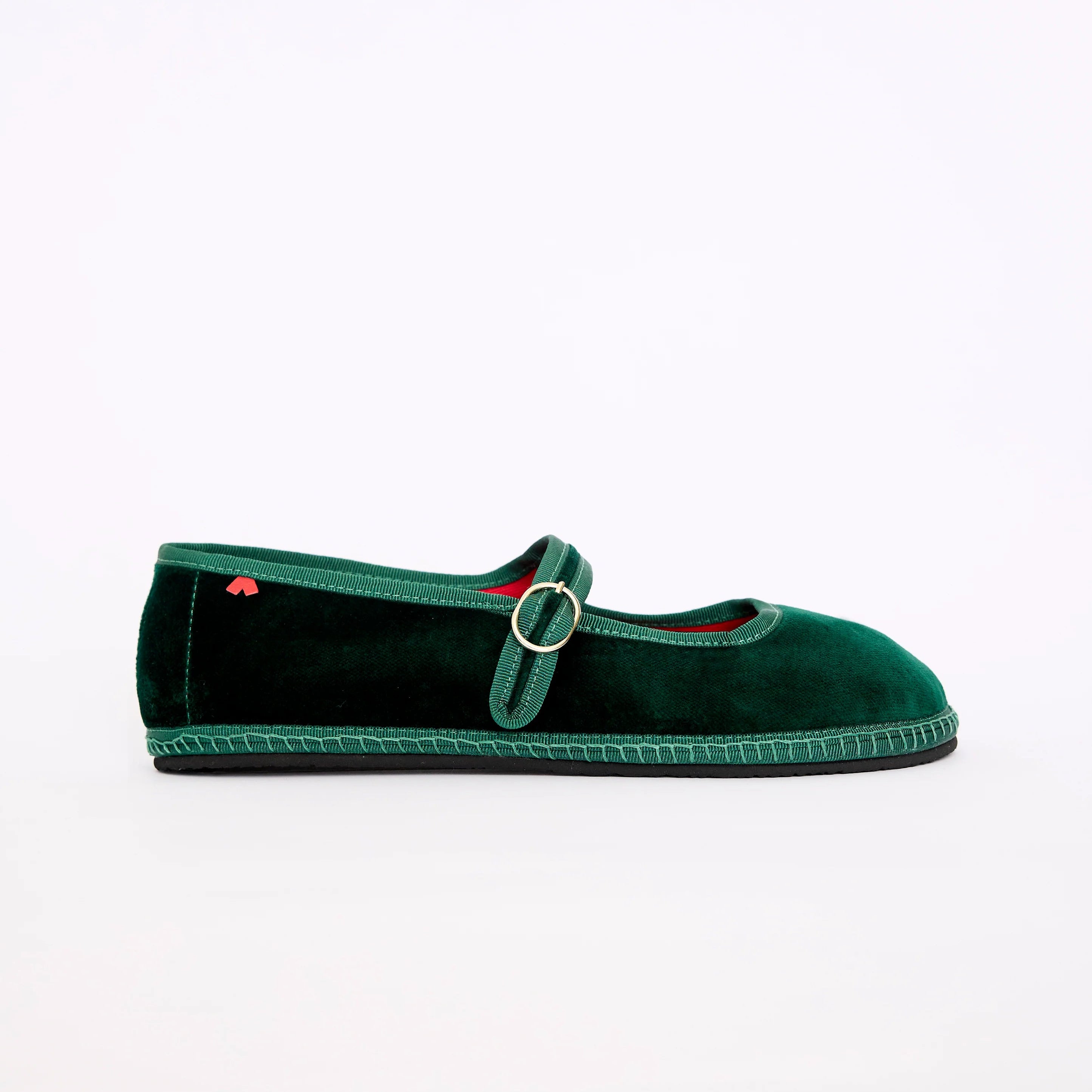 Barevene Venezia Mary Jane Marco Polo - Green