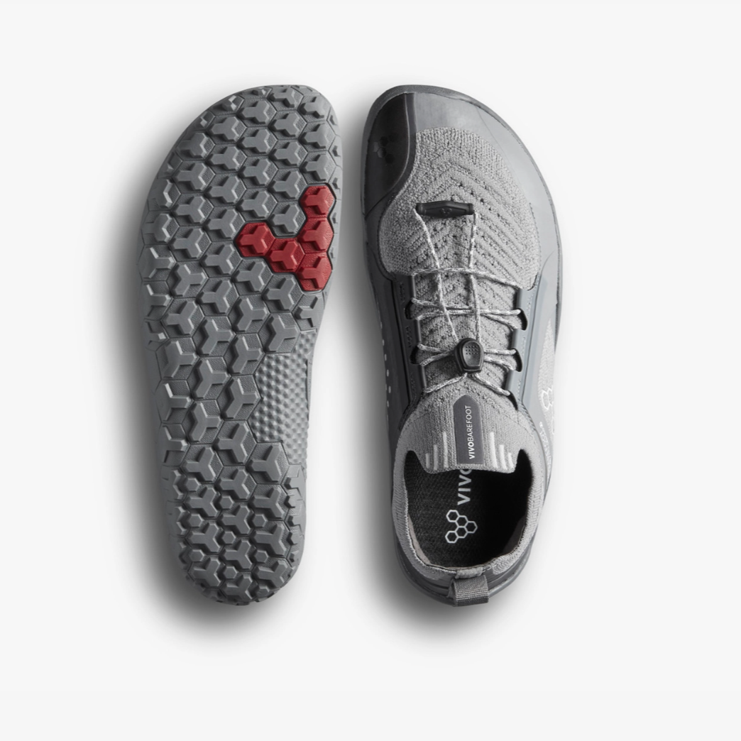 Vivobarefoot Primus Trail Knit FG Mujer - Ultimate-Grey