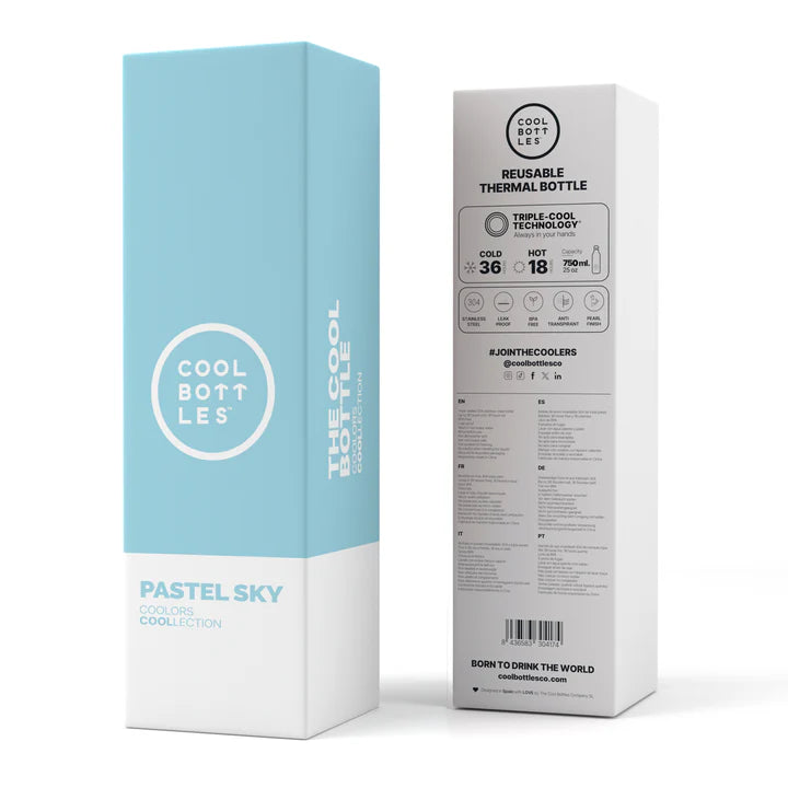 Cool Bottles Botella - Pastel Sky 750 ml