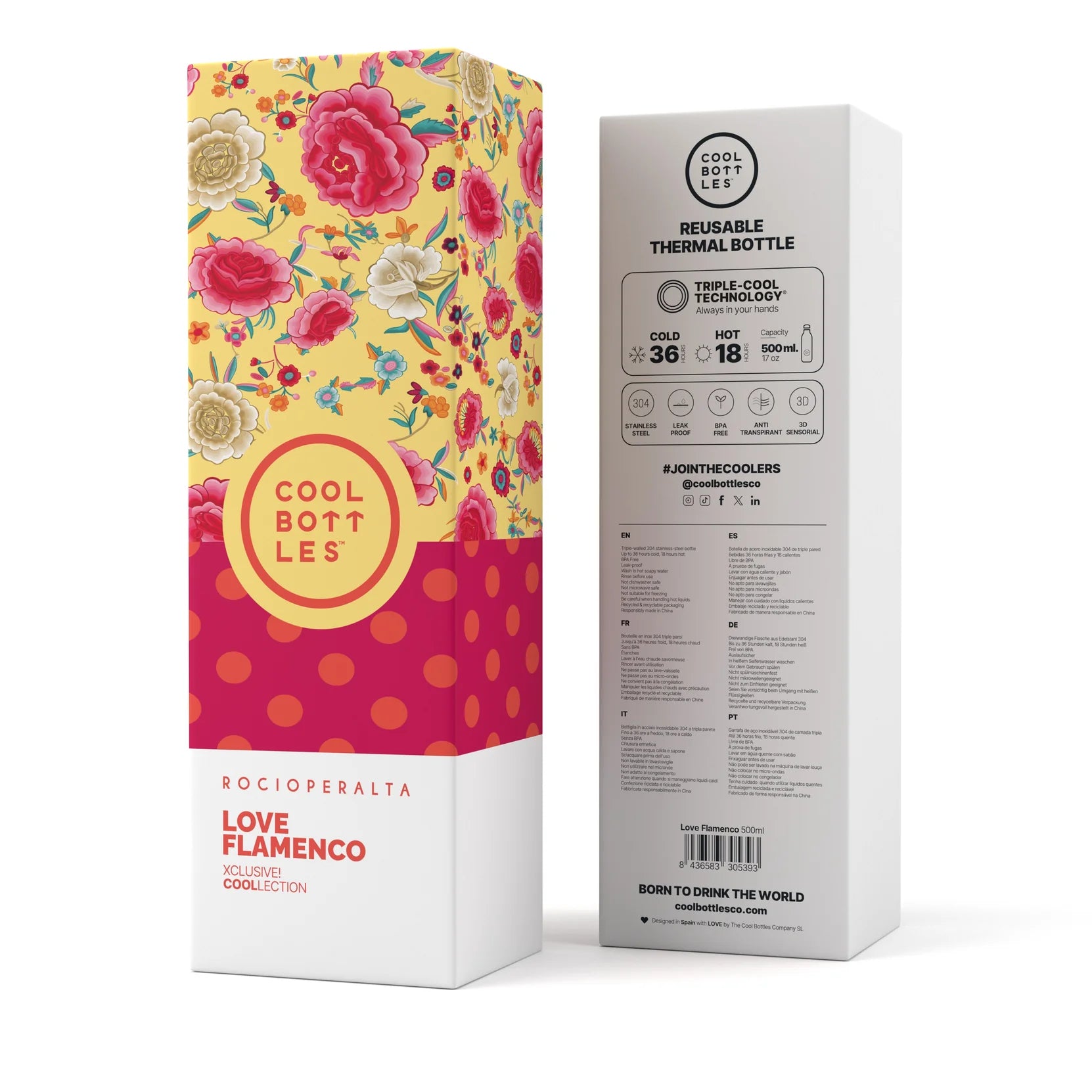 Cool Bottles Botella - Rocio Peralta - Love Flamenco - 500ml
