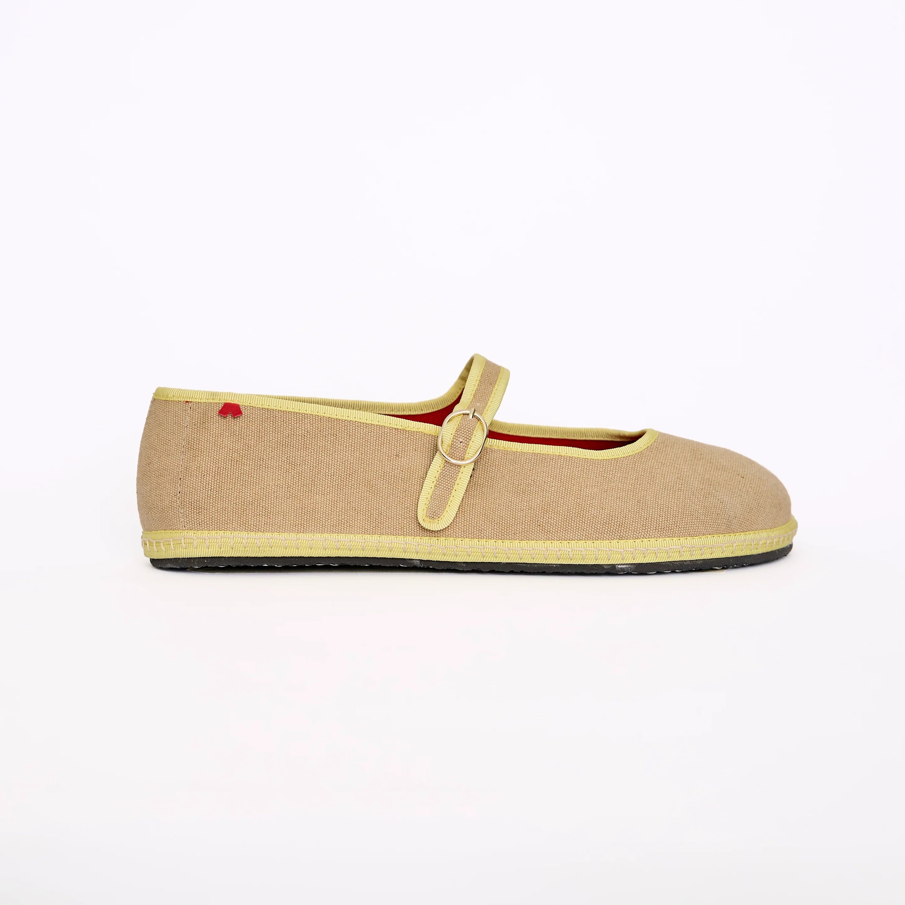 Barevene Vacanza Mary Jane Sirmione - Beige-Yellow