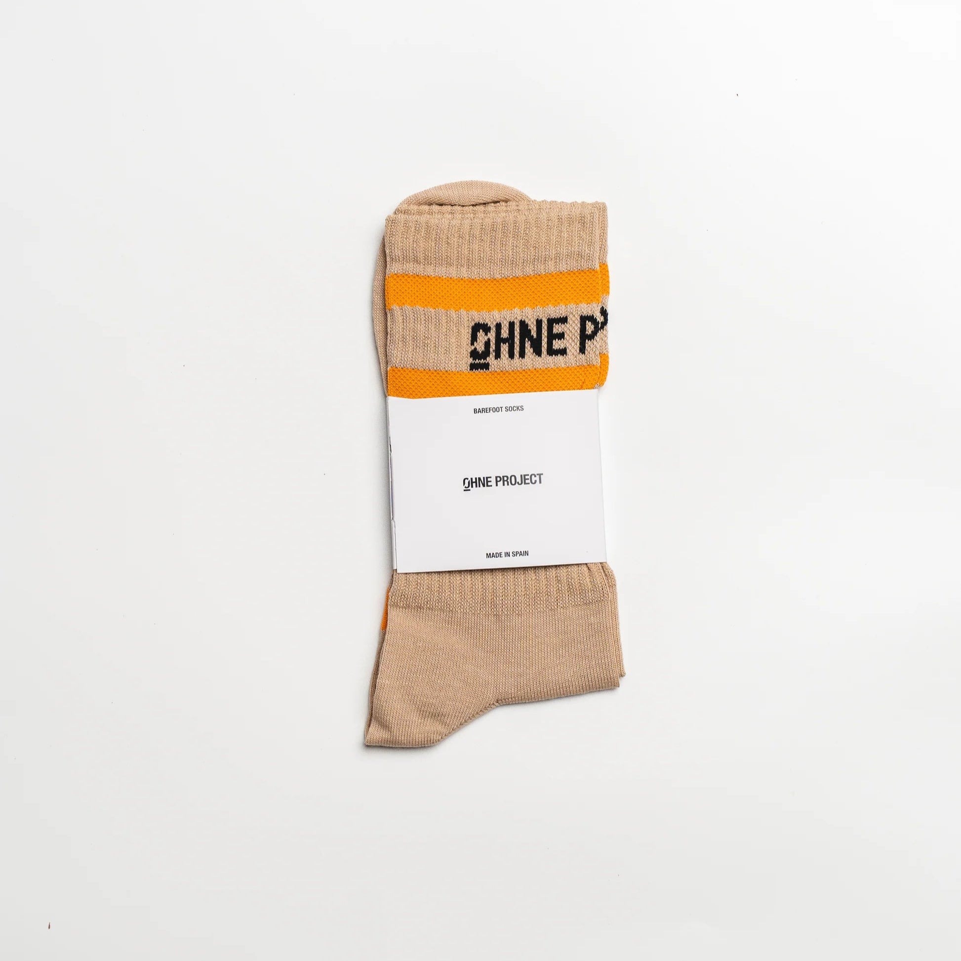 Ohne Project Calcetines Barefoot Retro - Beige-Orange-Black