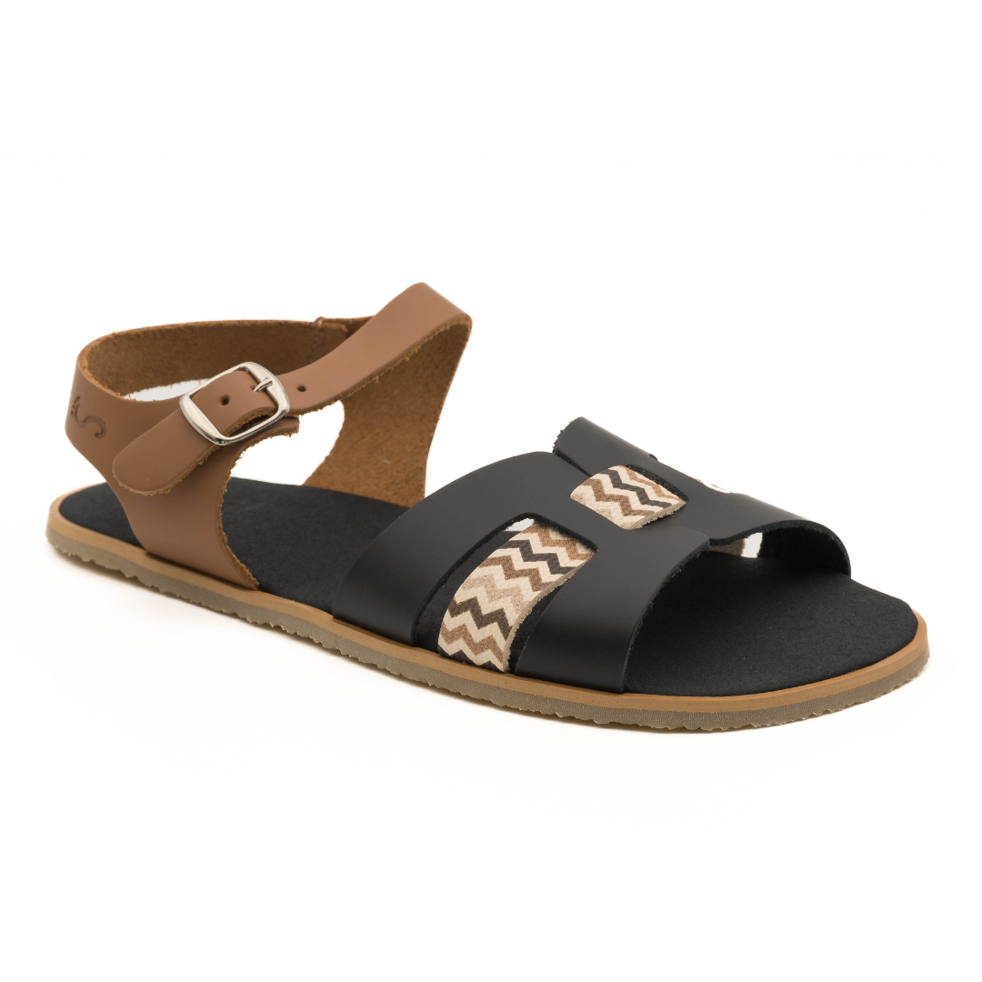 Flexinens Sandalias 5790-LI - Negro-Marron-Cuero