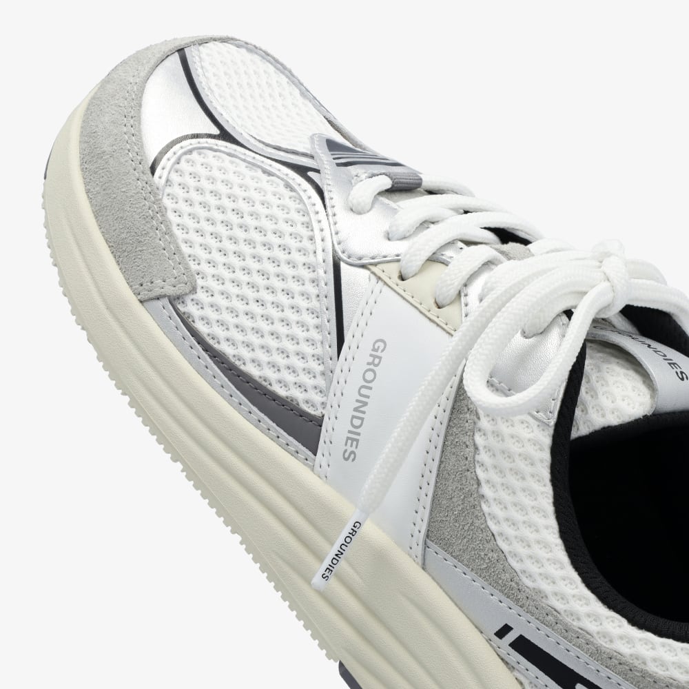 Groundies Starlite 2.0 Mujer - Blanco-Plateado-Negro
