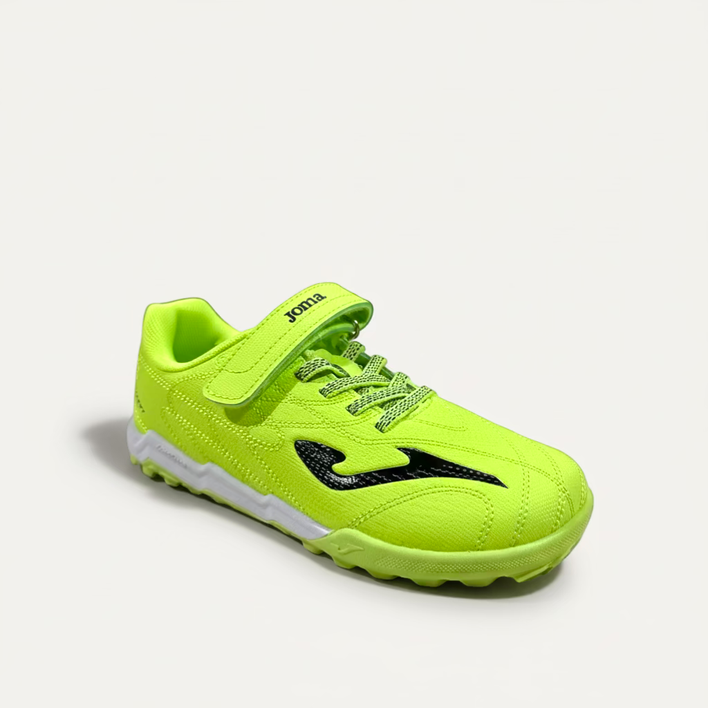 Joma Barefoot Evolution Junior Futbol Multitaco - Verde Flúor (27-34 velcro)