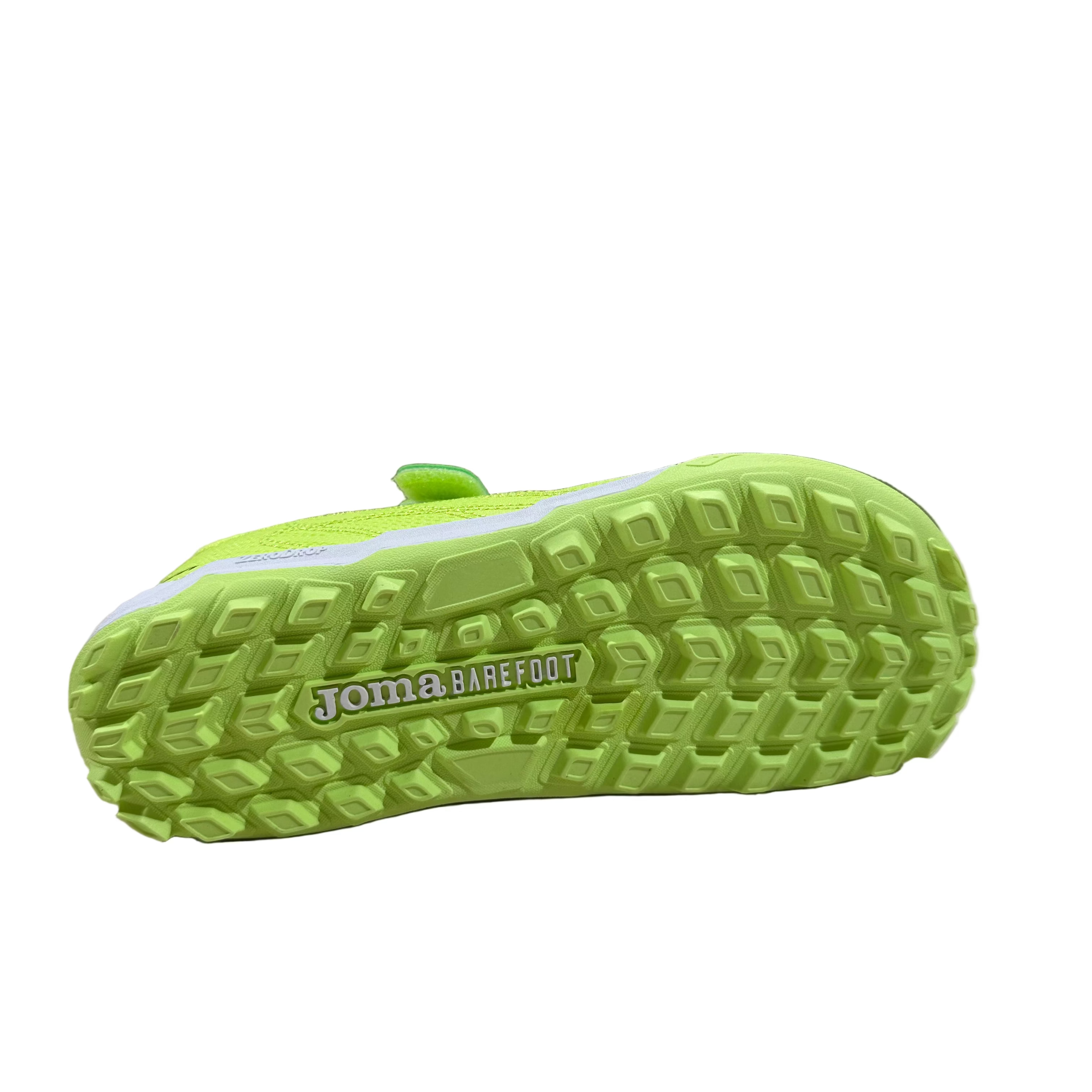 Joma Barefoot Evolution Junior Futbol Multitaco - Verde Flúor (27-34 velcro)