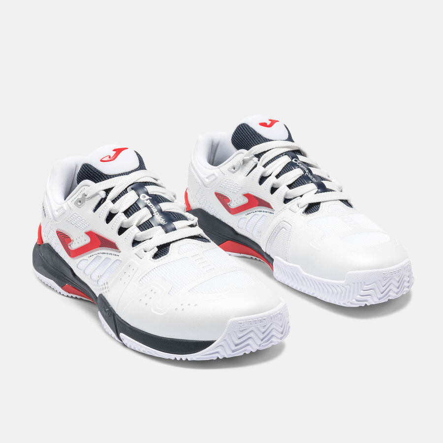 Joma Barefoot Slam Foot Shape Clay Hombre Padel - Blanco