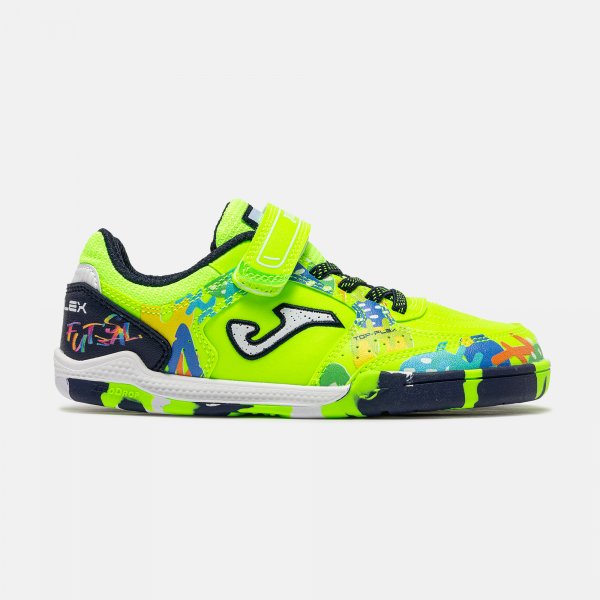 Joma Barefoot Top Flex Junior Futbol Sala - Flúor Indoor (velcro)