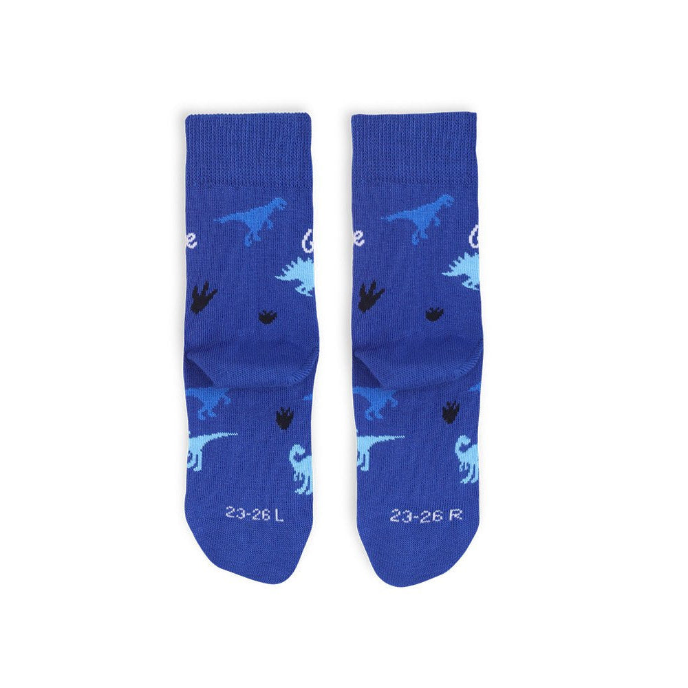 Be Lenka Calcetines Kids Crew - Dino Royal Blue