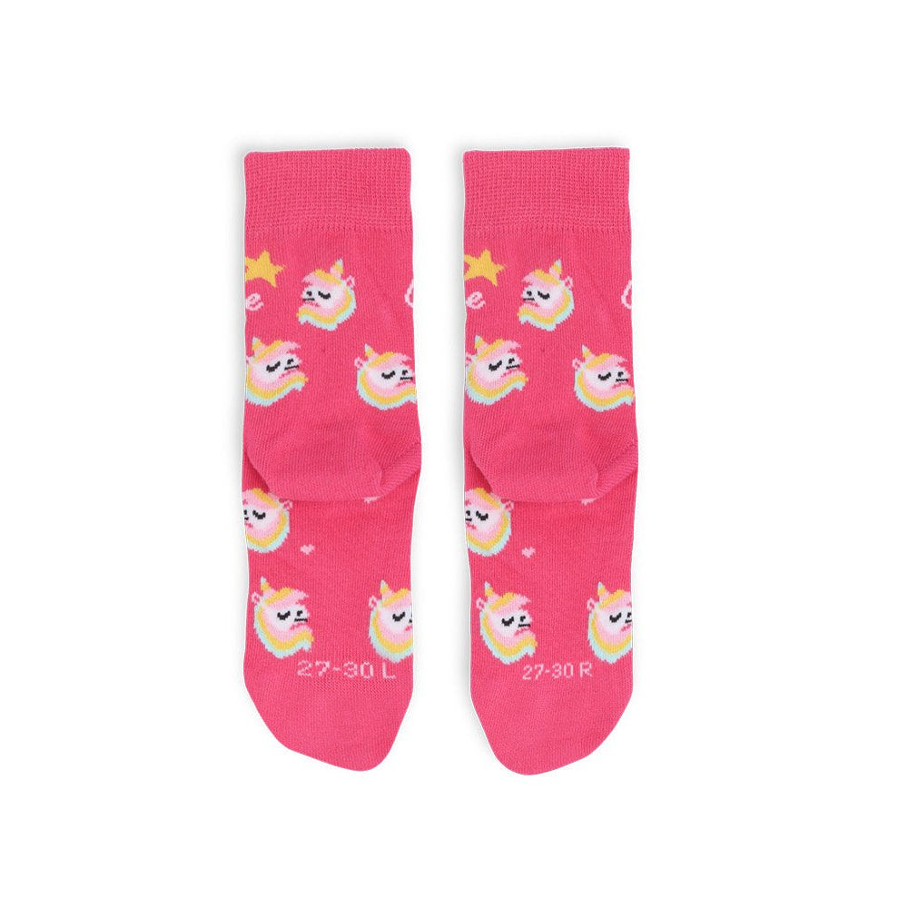 Be Lenka Calcetines Kids Crew - Unicorn BubleGum Pink