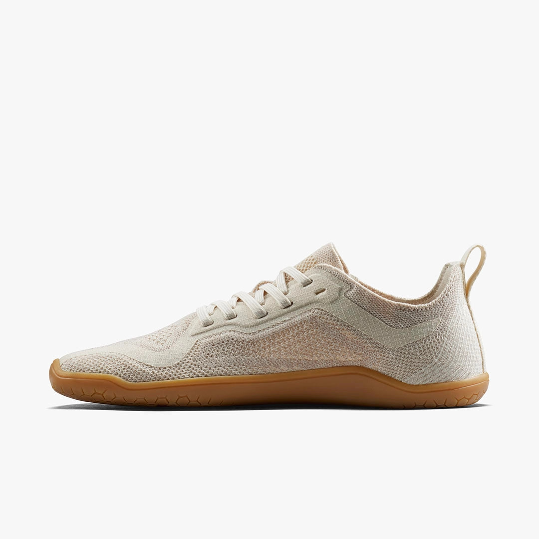 Vivobarefoot Primus Lite Knit Natural Mujer - Coconut