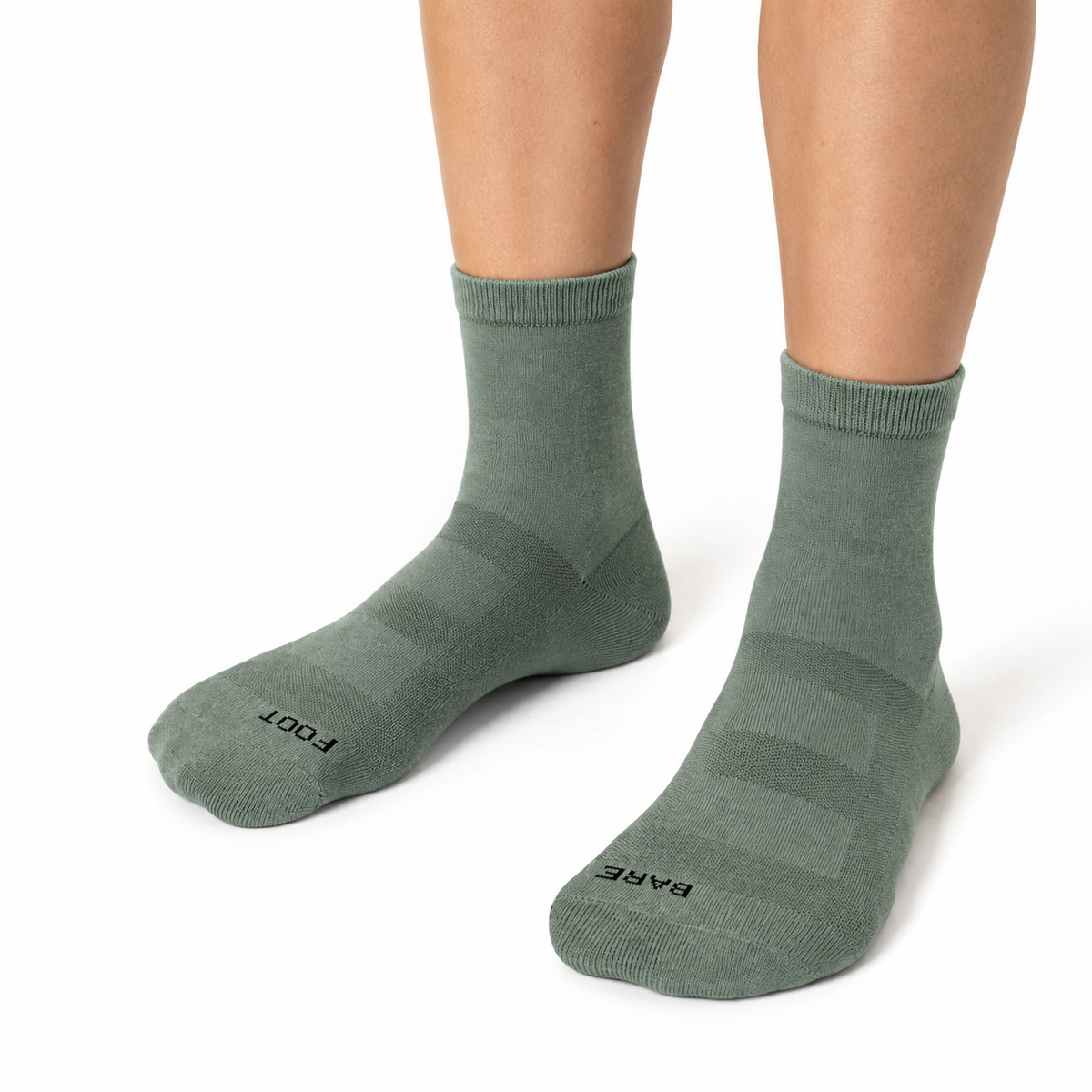 Condor Calcetines Barefoot Altos Con Rizo - Liquen
