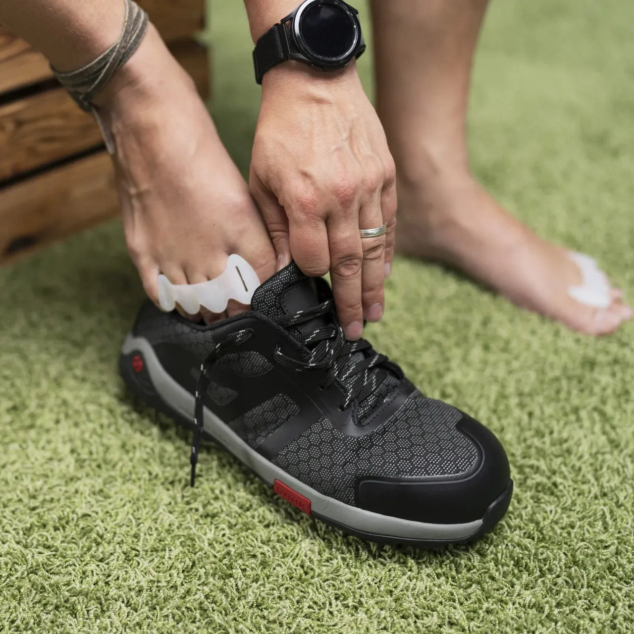 Baak Phoenix S3S Calzado de Seguridad Barefoot - Negro-Gris