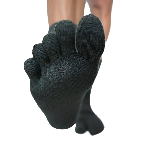 Roots Calcetines 5dedos Sport Técnicos - Negro