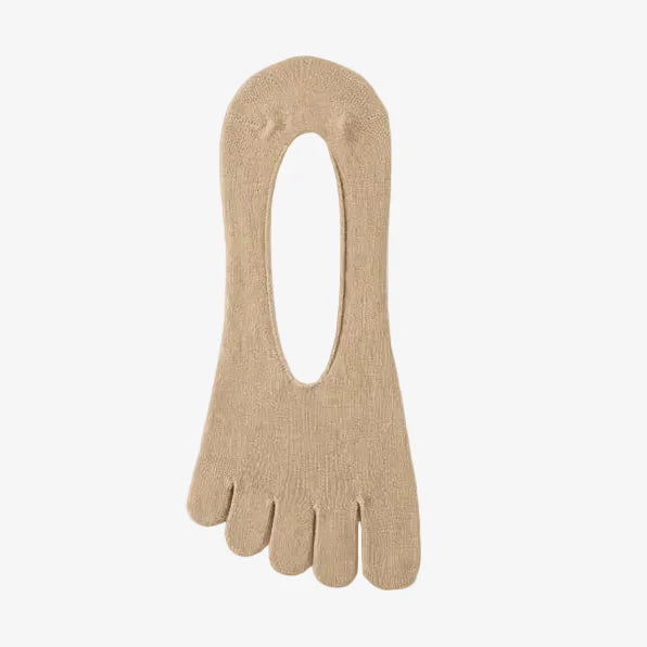 Roots Calcetines invisibles 5 dedos Pinkies - Beige