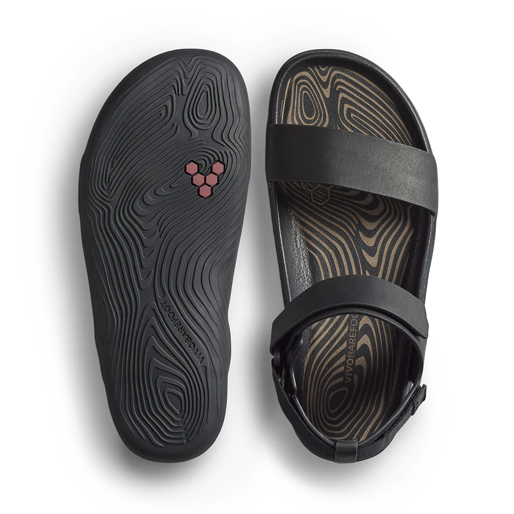 Vivobarefoot Sensus Yin Sandal Mujer - Obsidian