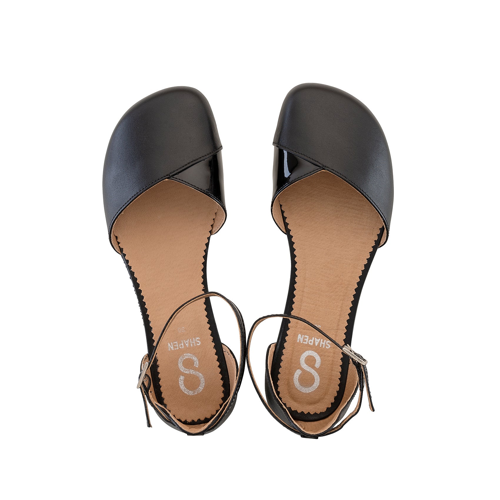 Shapen Poppy Sandalia - Black