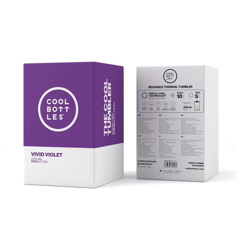 Cool Bottles Vaso Tumbler - Vivid Violet 330 ml