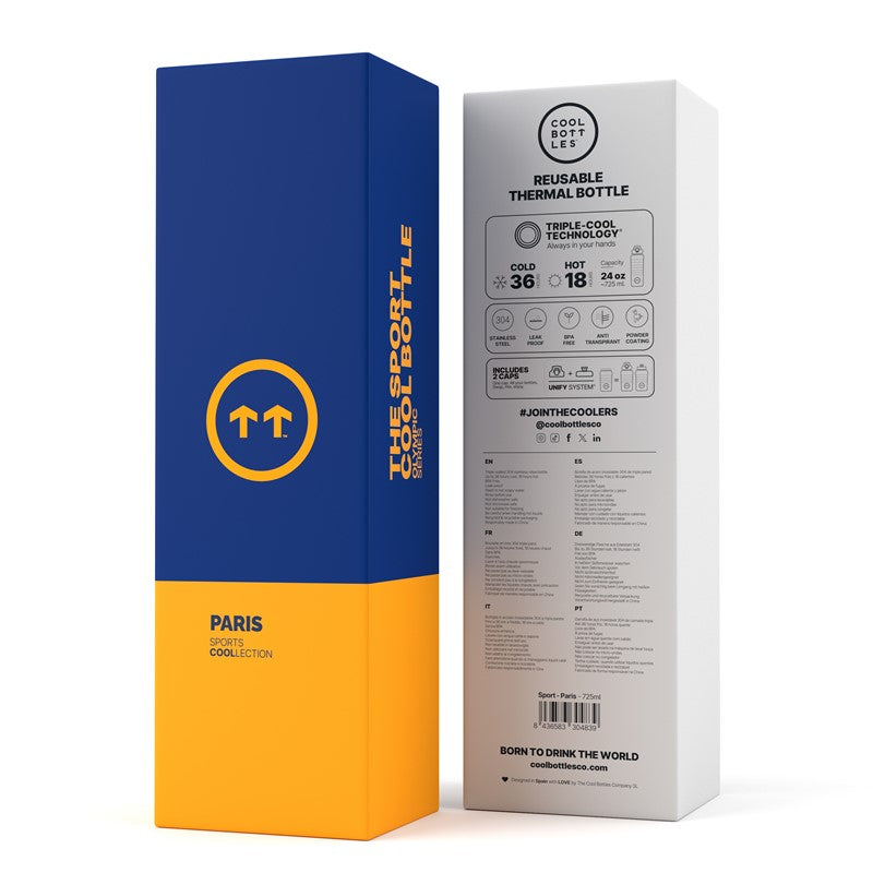 Cool Bottles Botella Sport - Paris 725 ml