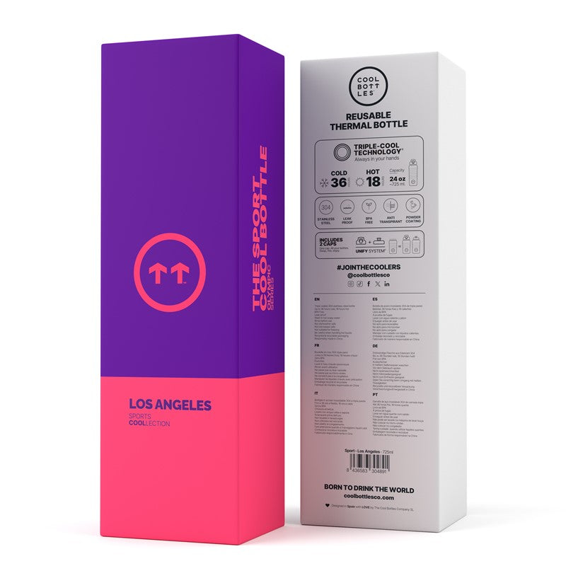 Cool Bottles Botella Sport - Los Ángeles 725 ml