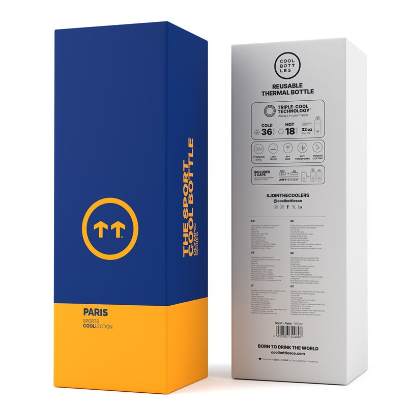 Cool Bottles Botella Sport - Paris 950 ml