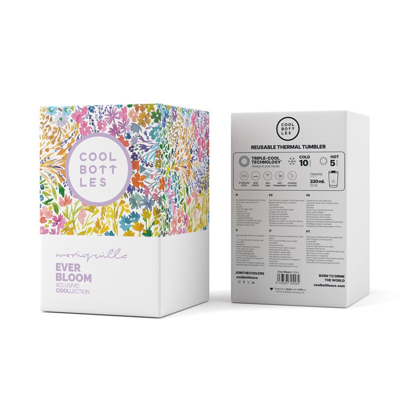 Cool Bottles Vaso Tumbler Moniquilla - Ever Bloom 330 ml