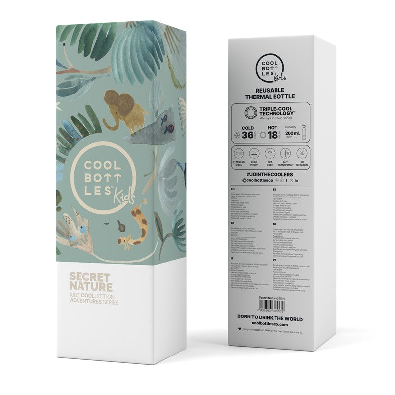 Cool Bottles Botella Kids - Secret Nature 260 ml