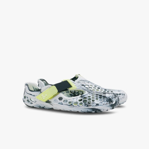 Vivobarefoot Ultra Bloom Kids - Obsidian-White
