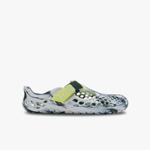 Vivobarefoot Ultra Bloom Kids - Obsidian-White