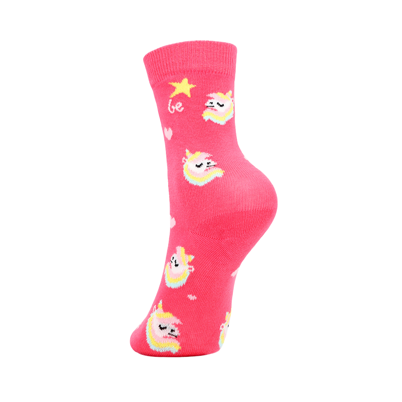 Be Lenka Calcetines Kids Crew 3 Pack - Unicorn-BubleGum Pink