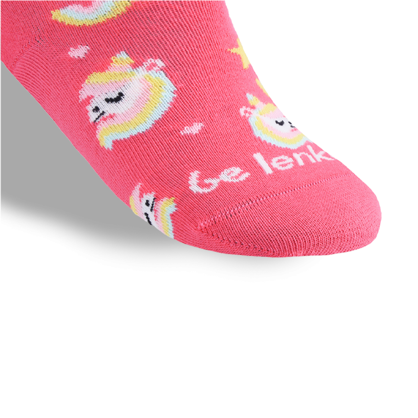 Be Lenka Calcetines Kids Crew 3 Pack - Unicorn-BubleGum Pink