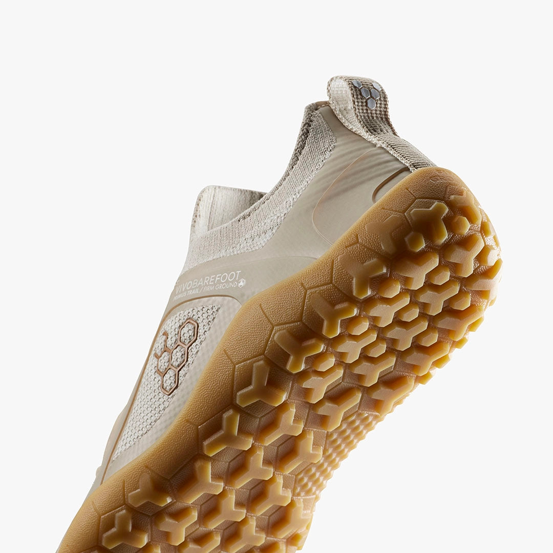 VivoBarefoot Primus Trail Knit FG Mujer - Peyote
