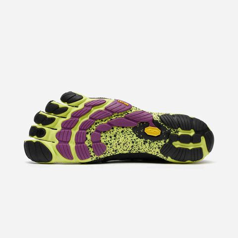 FiveFingers V-Run Mujer - Black Yellow Purple
