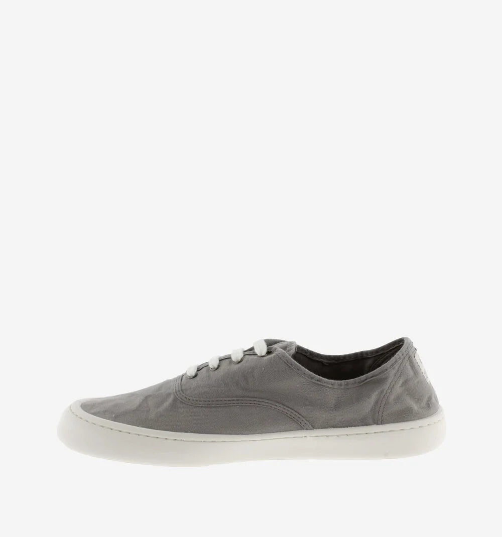 Victoria Olmo Barefoot Lona - Gris (Cordón Blanco)