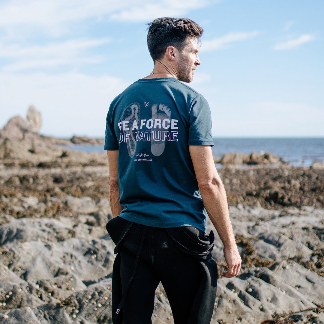 Vivobarefoot Camiseta Force of Nature Unisex - Midnight