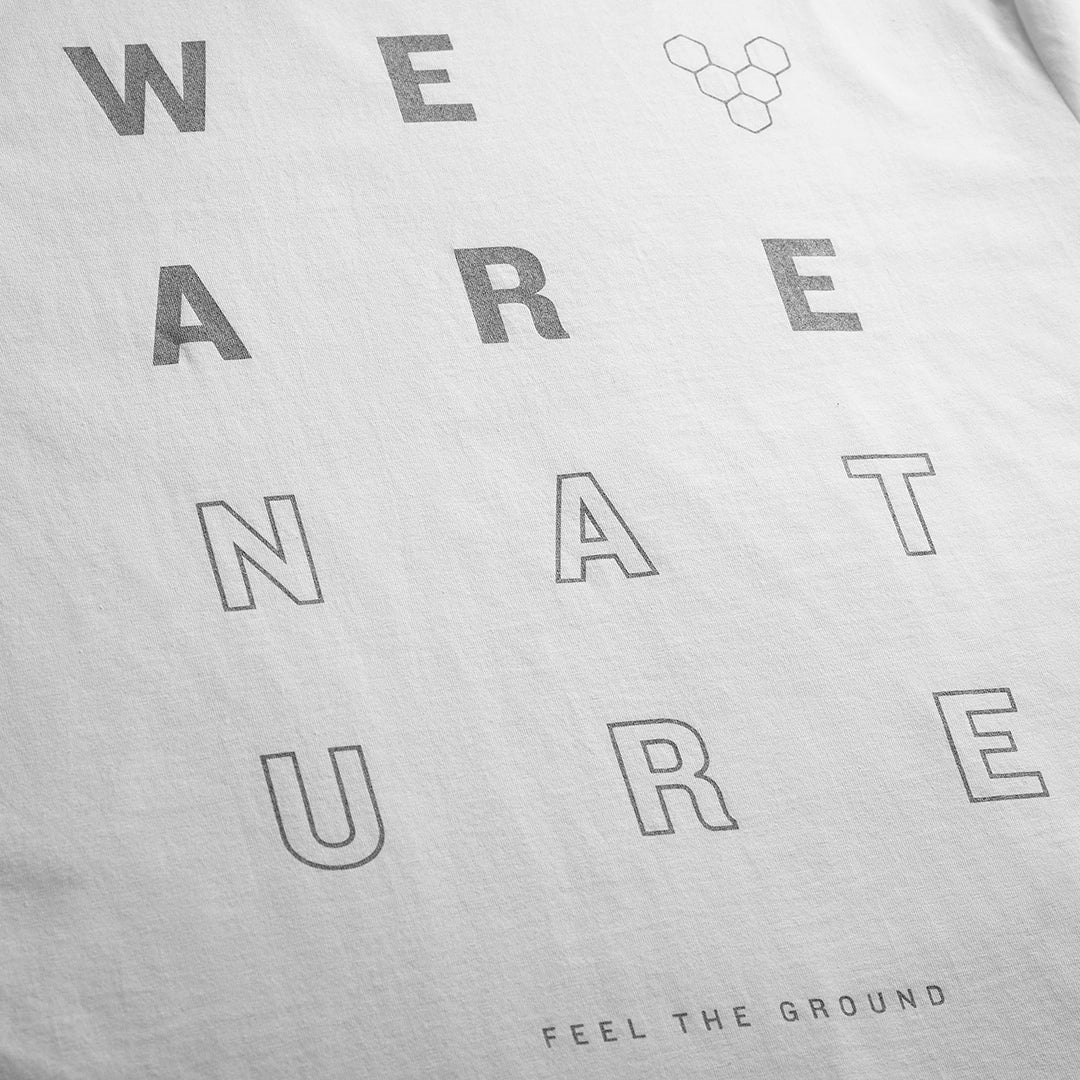 Vivobarefoot Camiseta Unisex We are Nature - White