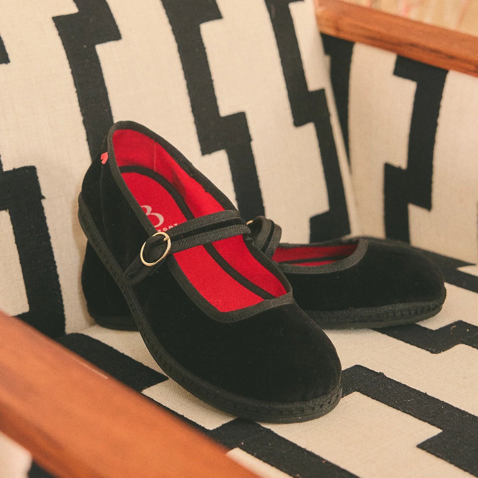 Barevene Venezia Mary Jane Casanova - Black-Black