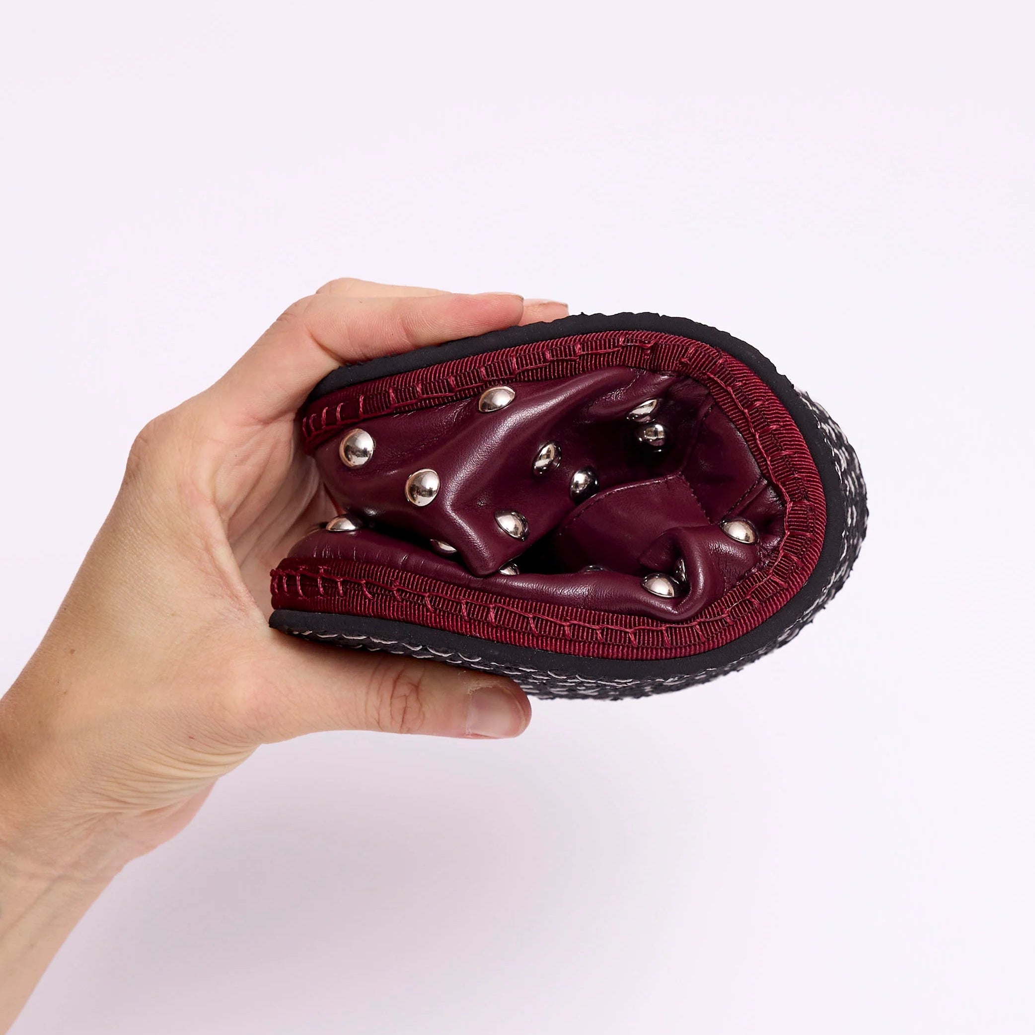 Barevene Cattiva Mary Belt Barcarola - Vegan Burdeos Leather