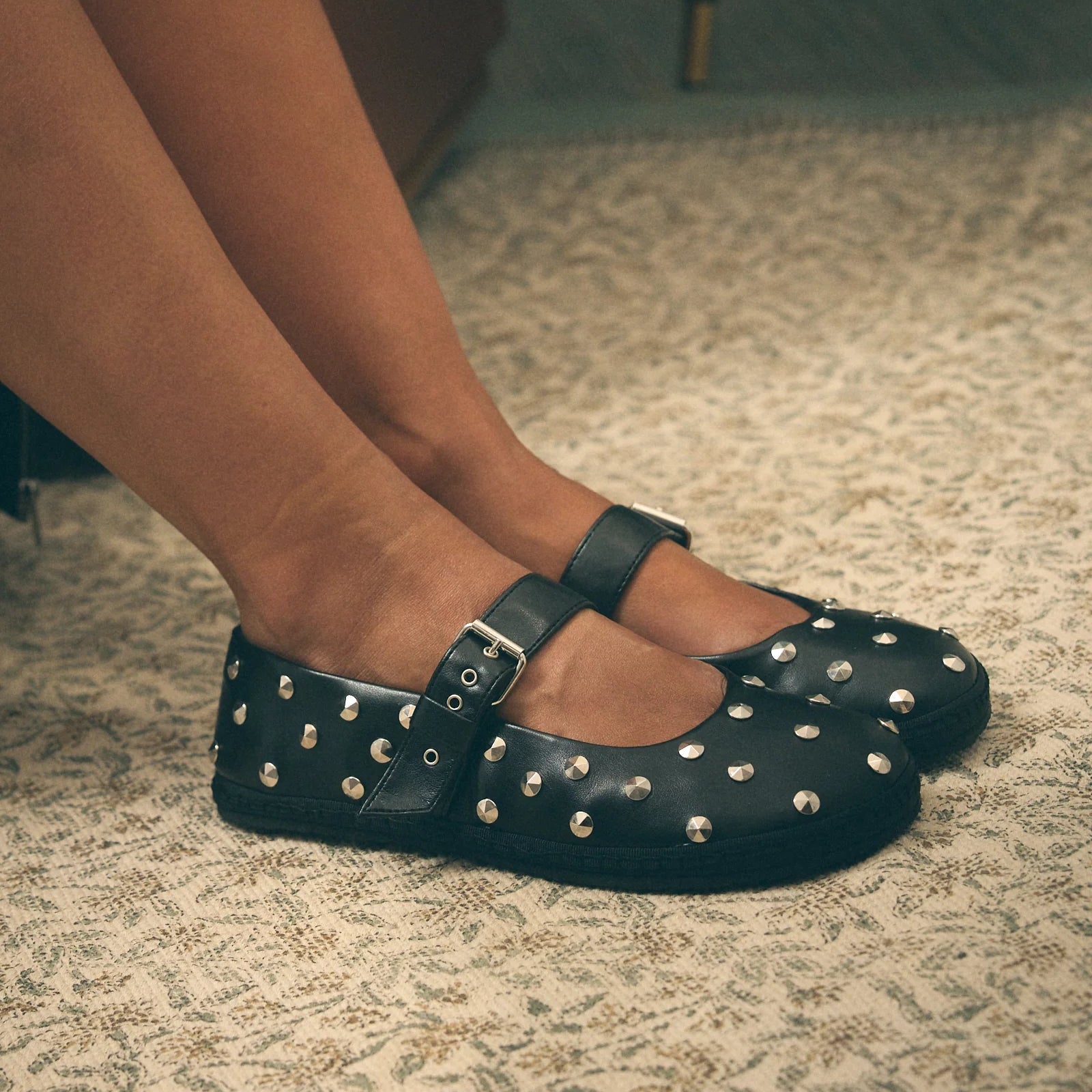 Barevene Cattiva Mary Belt Ferro - Vegan Black Leather