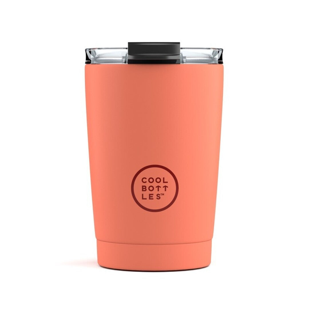 Cool Bottles Vaso Tumbler - Pastel Coral 330 ml
